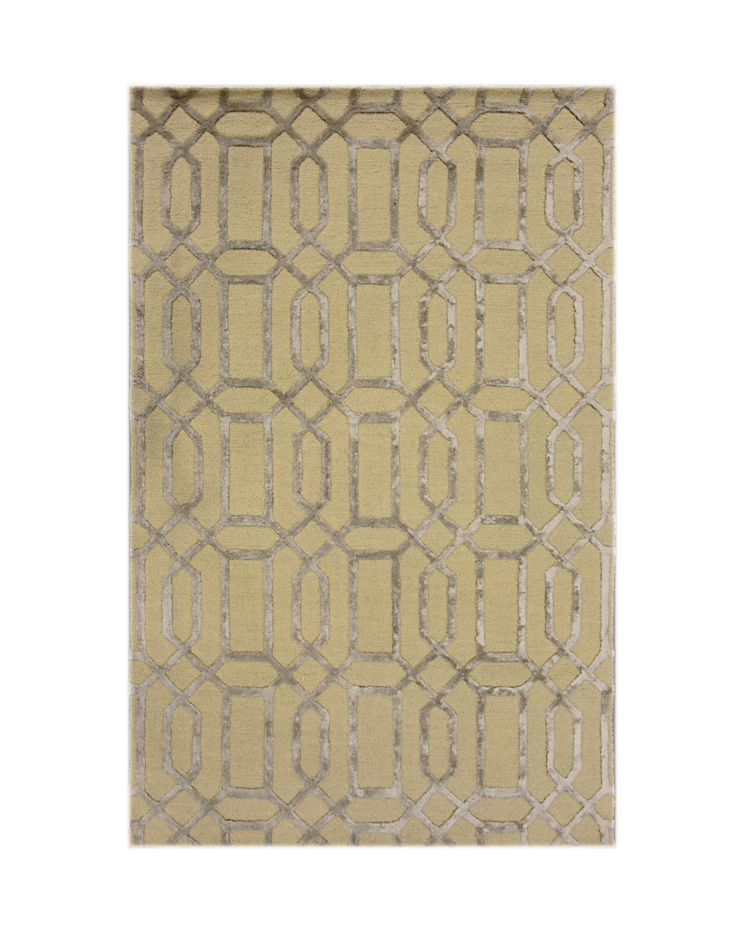 Noir Grid Beige Rug