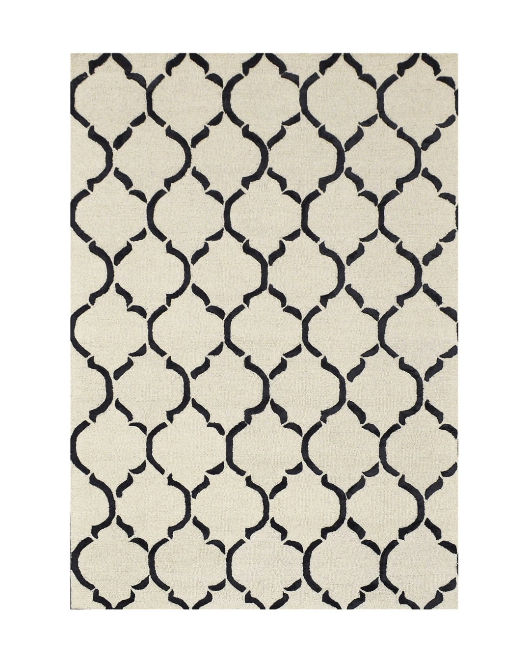 Imperial Trellis Black Rug