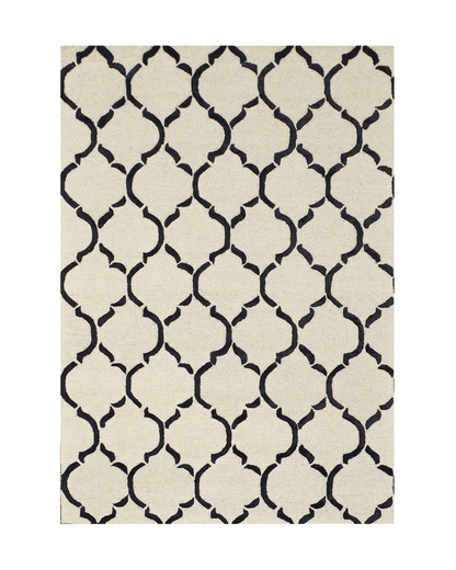 Imperial Trellis Black Rug
