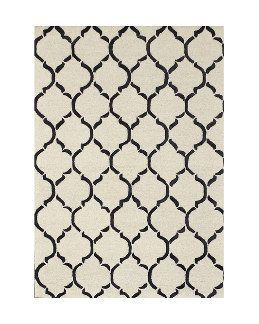 Imperial Trellis Black Rug