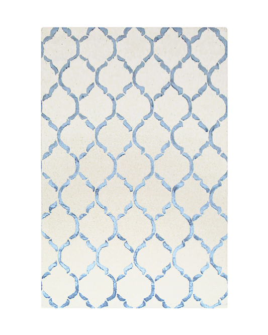 Imperial Trellis Light Blue Rug
