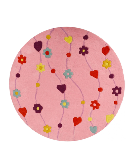 Flora Amour Pink Rug