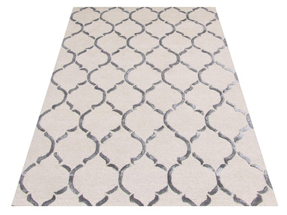 Imperial Trellis Silver Rug