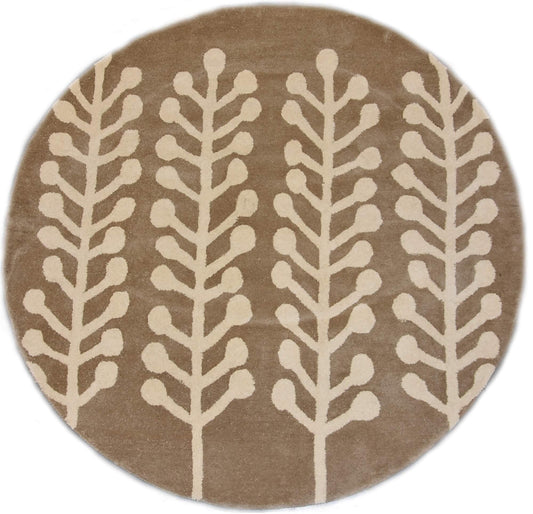 Desert Fern Round Rug