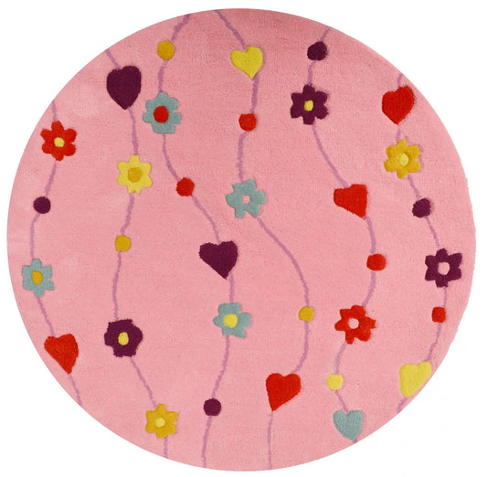 Flora Amour Pink Rug