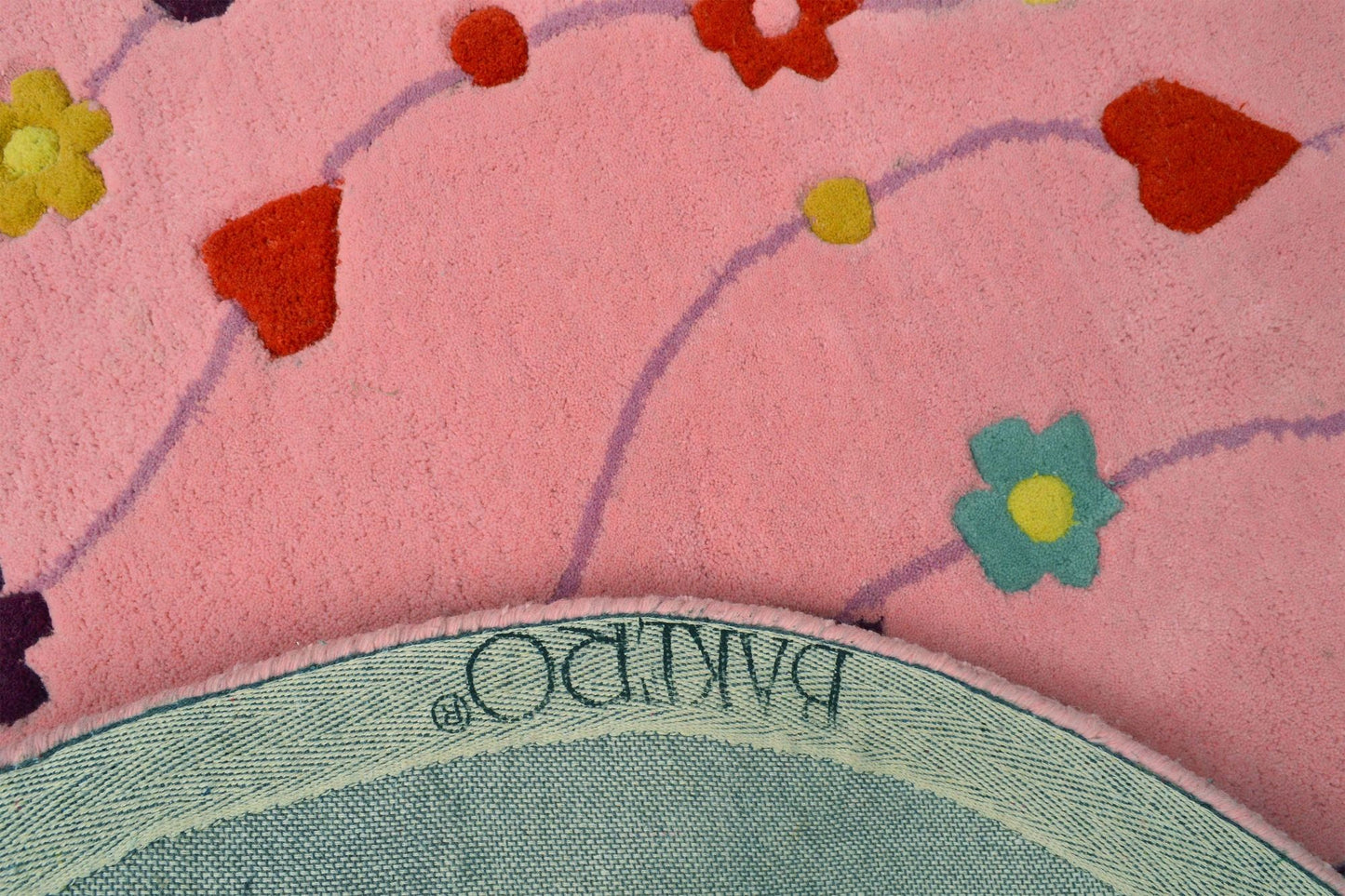 FLOWERS PINK ROUND