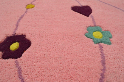 Flora Amour Pink Rug