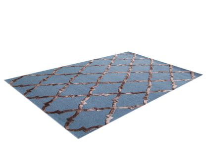 Trellis Rug - Navy Blue