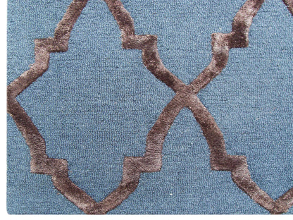 Trellis Rug - Navy Blue