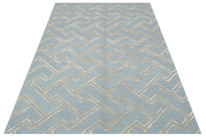 Maze Rug - Light Blue