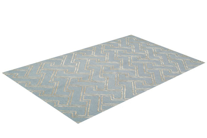 Maze Rug - Light Blue