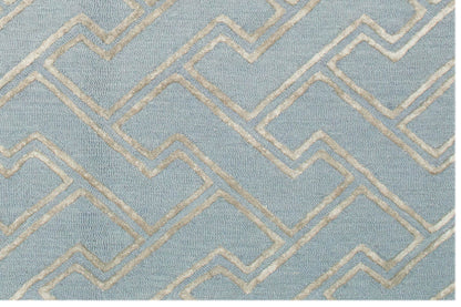 Maze Rug - Light Blue
