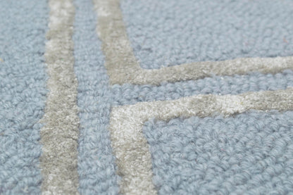 Maze Rug - Light Blue